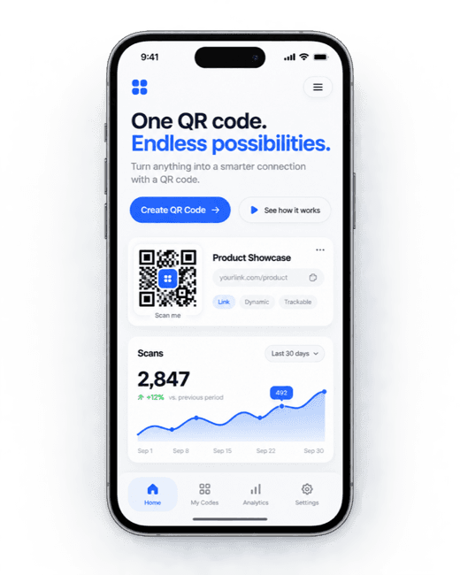 iLoveQR mobile QR code preview and scan analytics