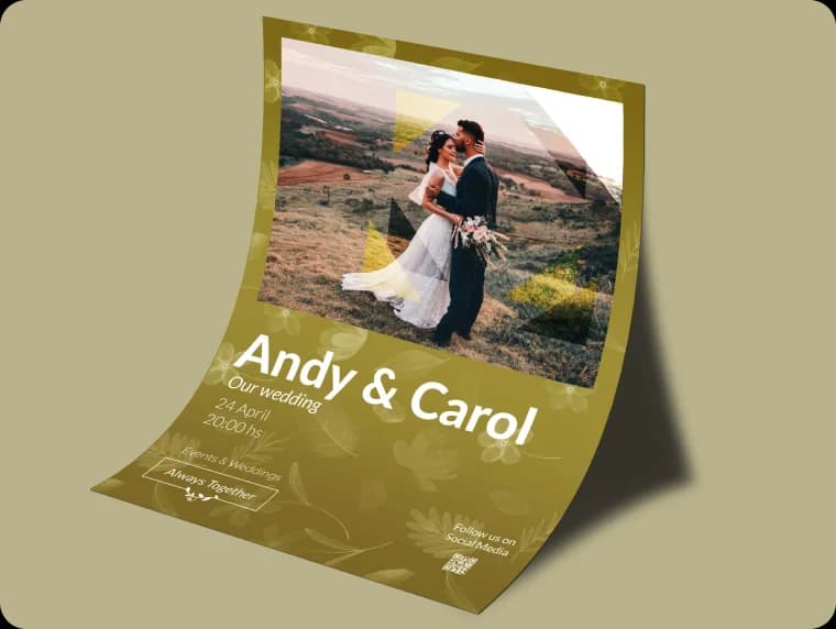 Event promotion flyers
